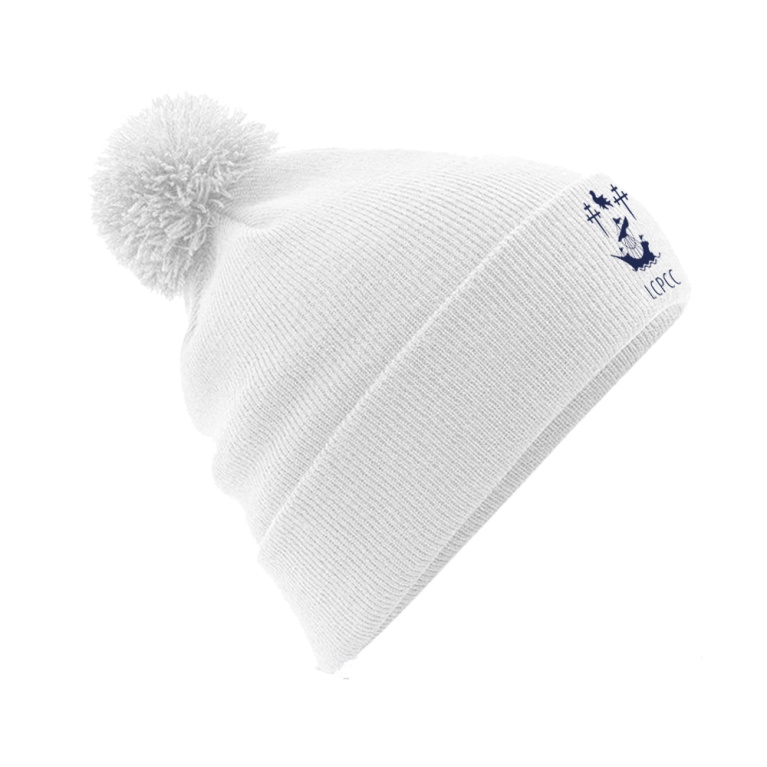 LITTLE HAMPTON CC Original Pom Pom Beanie : White