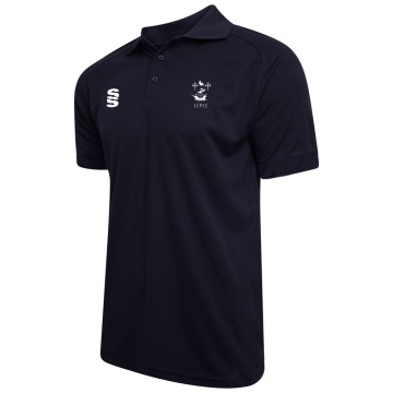 Littlehampton CC - Dual Solid Colour Polo - Navy